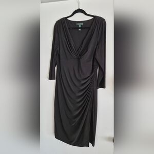 Lauren Ralph Lauren Black Long Sleeve Dress